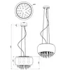 Globo Lighting|Lampada a sospensione in metallo cromato, 5x Anteprima dell’immagine prodotto 12