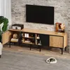 Merax TV skrinka so 4 priehradkami a 7 opornými nohami, Náhľad obrázku produktu 4