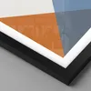 Gerahmtes Poster - Schwarzer Rahmen - Vier die Farben Produktbild-Vorschau 2