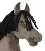 Hobby Horse Großes Premium Steckenpferd - Mausgrau A3 Produktbild-Vorschau 2