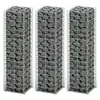 Zestaw 3 Koszy Gabionowych, Drut Galwanizowany, 25X25X100 Podgląd zdjęcia produktu 4