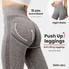 Bellivalini Sport Leggings Damen High Waist Push Up Scrunch Voir les images du produit 3