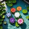 6 Stück Schwimmende Lotuslichter,LED Schwimmende Produktbild-Vorschau 5