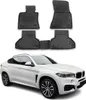 2014-2019 BMW X6 F16 F86 Fußmatten TPE Schwarz 4 tlg Produktbild-Vorschau 1