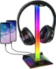 Kopfhörer Ständer RGB, LED Kopfhörerhalter mit 10 Produktbild-Vorschau 1
