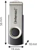 Intenso Office Line 64GB Speichersticks Silber-Schwarz Produktbild-Vorschau 6