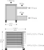 STAHLWILLE Werkstattwagen 98/8 PRO 8 Schubl. 651 x 1001 x Produktbild-Vorschau 2