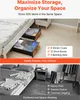The image shows under-bed storage boxes being used to maximize space in a bedroom. Anteprima dell’immagine prodotto