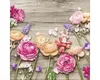 Glasbild Abstract Flower Creation 30x30 cm Produktbild-Vorschau 1