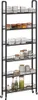 Rollregal Vicco Rolivo Schwarz 58 x 15 cm mit 6 Fächern, Produktbild-Vorschau 6