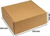 A brown cardboard box with dimensions indicated by text overlays. Podgląd zdjęcia produktu