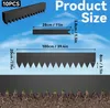 A diagram showing the dimensions of garden edging products against a sky background. Náhľad obrázku produktu