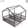 MODFU Dětská postel kovová 90x200 cm s laťovým roštem a Náhled obrázku produktu 6