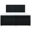vidaXL Boxspringbett mit Matratze Schwarz 200x200 cm Stoff Produktbild-Vorschau 6