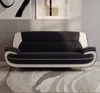 Sofa Set 3-2-1 für Wohnzimmer – Bequeme Schwarz-Weiß Produktbild-Vorschau 2