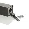 Lucande Wegeleuchte Kiran, 100 cm, grau, Metall, IP44, E27 Produktbild-Vorschau 8