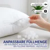 4er Set Kissen (60x60 cm) - hoher Komfort - Microfaser - Produktbild-Vorschau 11