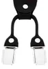 DonDon® Herren Hosenträger breit 3,5 cm - 4 Clips mit Leder Produktbild-Vorschau 7