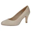 Caprice Pumps - Beige Glattleder Größe: 37.5 Normal Produktbild-Vorschau 1
