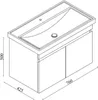 Waschtisch-Set Venus | Waschbecken | Waschtisch mit Produktbild-Vorschau 4