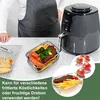 Airfryer Zubehör Set Edelstahl – 3-lagiger Gitterrost für Produktbild-Vorschau 5