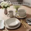 tectake® Una kombinovaný servis pro 6 osob, stohovatelný Náhled obrázku produktu 7