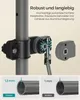 Close-up view of a mechanical component and comparative tube thickness. Produktbild-Vorschau