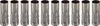 10Pcs E14 Metal Tube for Candle Lamp Holder Lamp Base Voir les images du produit 3