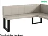 MEBLINI Eckbank für Esszimmer - Küchenbank - Essecke - Produktbild-Vorschau 5