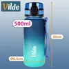 Vilde | Trinkflasche 500 ml - Blau Ombre - Sportflasche mit Produktbild-Vorschau 5