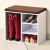 KESPER® Schuhschrank weiß mit Sitzkissen, 3 Fächer+1 großes Produktbild-Vorschau 2