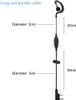 A diagram of a headset with measurements. Produktbild-Vorschau