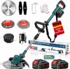 750W Akku Rasentrimmer mit 2x 4000mAh Akkus, Produktbild-Vorschau 1
