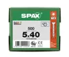 Spax Holzschraube Senkkopfschraube T20 5x40 Gesamtgewinde Produktbild-Vorschau 21