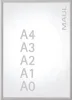 MAUL snap frame MAULstandardní formát na výšku A1 hliník 87 Náhled obrázku produktu 6