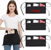 3-teiliges Schürzenset mit 3 Taschen und verstellbarem Produktbild-Vorschau 1