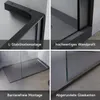 Sonni Walk-in Duschwand, ESG Echtglas, 120x200 cm, Produktbild-Vorschau 5