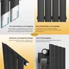 SONNI Radiateur vertical petit radiateur plat anthracite Voir les images du produit 8