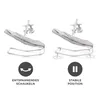 Two images of a baby bouncer, one showing it in a rocking motion and the other in a stable position, with accompanying text and icons. Anteprima dell’immagine prodotto