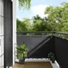 vidaXL Balkon-Sichtschutz Anthrazit 90x800 cm 100 % Produktbild-Vorschau 2