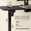VASAGLE Höhenverstellbarer Schreibtisch, 160 cm, L-förm, Produktbild-Vorschau 5
