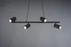 TRIO Trio Marley -riippuvalaisin 80 cm, 4-osainen, GU10, Anteprima dell’immagine prodotto 4