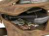 Greenburry Vintage Biker Legbag Borsa da gamba in pelle Anteprima dell’immagine prodotto 11