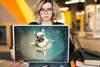 MuchoWow® Laptop Aufkleber Sticker Cover Hund - Tutu - Produktbild-Vorschau 5