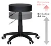 Amstyle Leon S Arbeitshocker Leder Optik Schwarz; SPM1.036 Produktbild-Vorschau 13