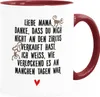 Kaffee-Tasse Geschenk für Mama Tochter Sohn Herz Spruch Produktbild-Vorschau 1