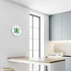 Glasuhr Wanduhr Küchenuhr Echt-Glas 30fi cm Eis Minze grün Produktbild-Vorschau 5