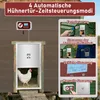Jopassy Hühnerklappe 2in1 Automatische Hühnertür mit Produktbild-Vorschau 7