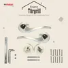 DOMINO Türgriff Drückergarnitur WC - Badezimmer Set | Produktbild-Vorschau 9
