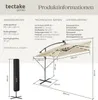 tectake® Sonnenschirm Sunna 250 x 250 cm mit LED Produktbild-Vorschau 5
